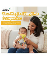 Nuluv Lino Rattle Buddy Stroller Toys with Crinkle, Teether, Mirror For Baby