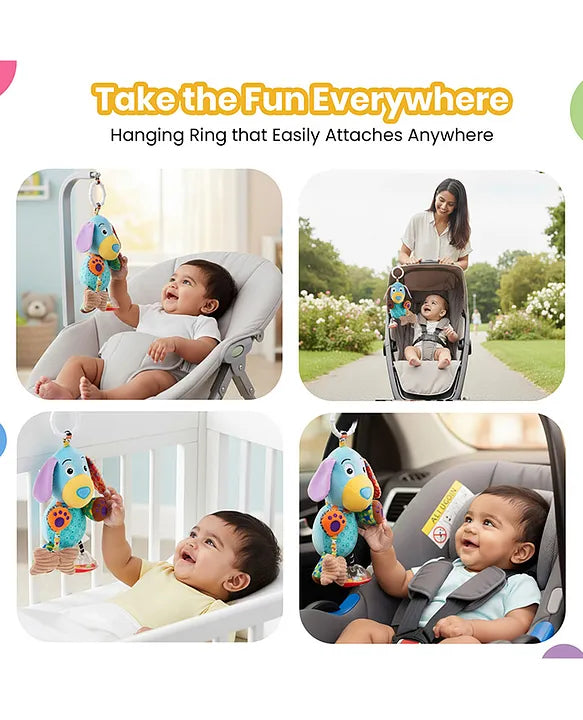 Nuluv Play Puppy Stroller Toy For Baby