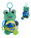 Activity Toad Baby Toy, Crinkle Fish, Mirror, Teethers Stroller Toy for Babies