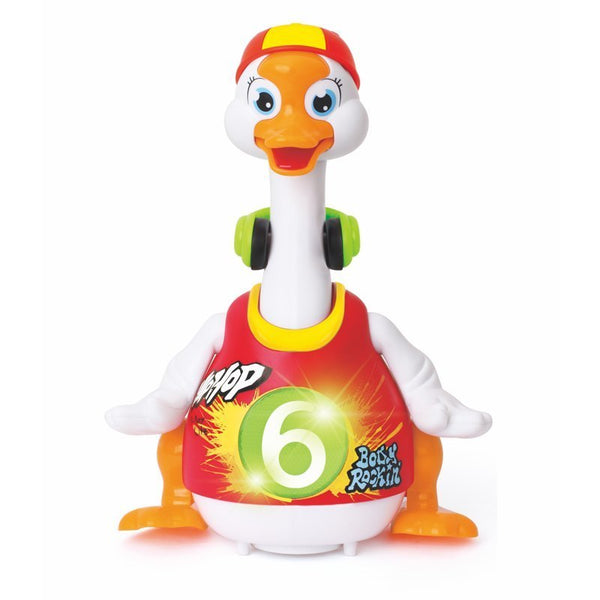 Hola Swing Goose Interactive Musical Dancing Toy 15 x 13 x 22 cm Red