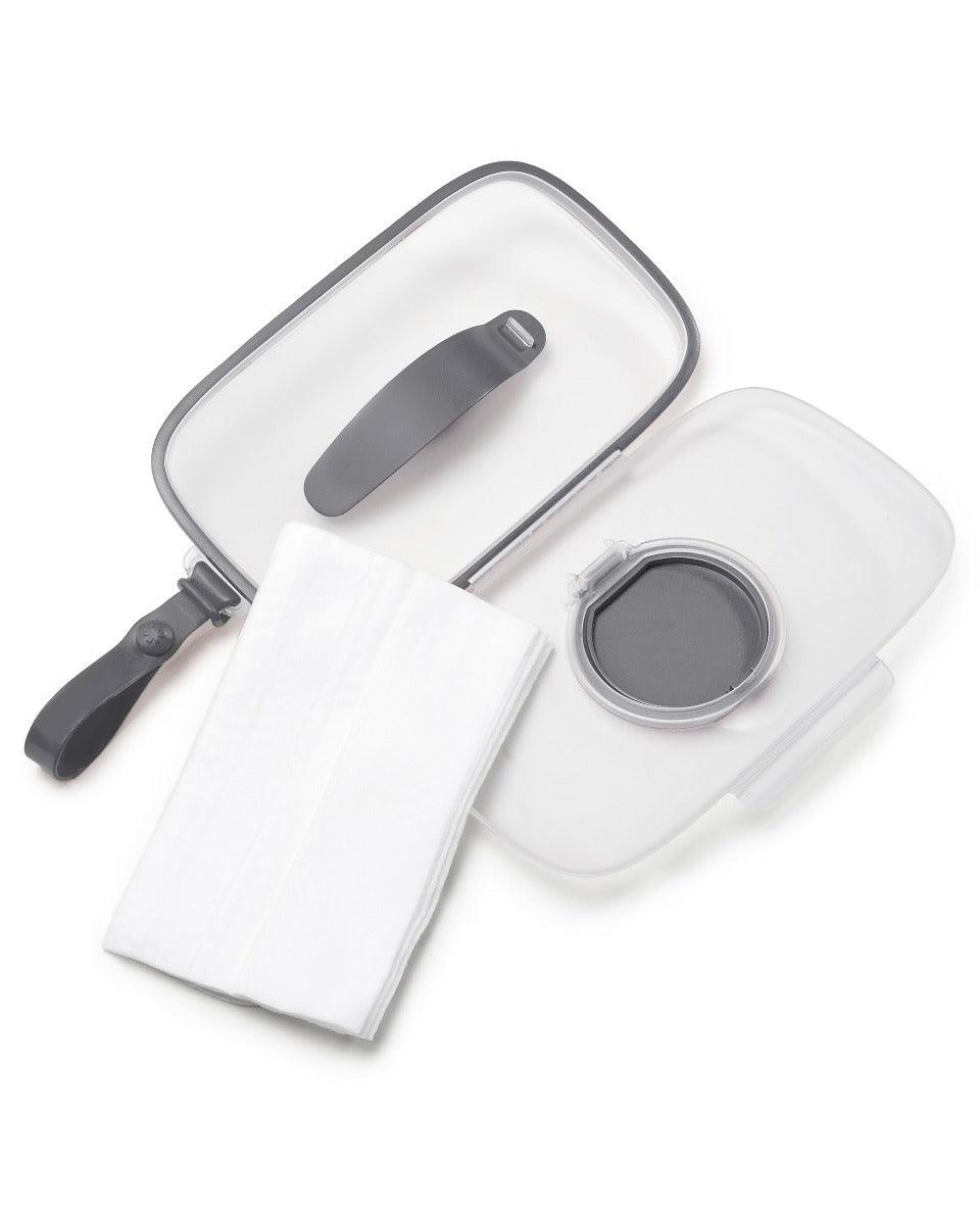 Skip Hop Grab & Go Snug Seal Wipes Case - Grey