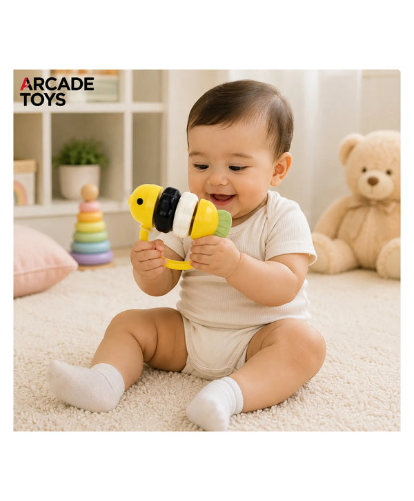 Hola Clownfish Baby Rattle & Teether Multicolour