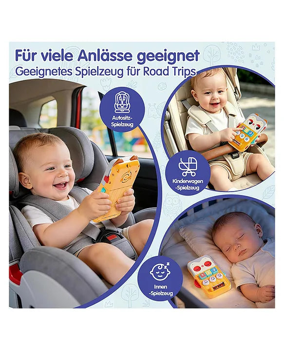 HOLA Owl Sensory Learning Busy Board 6 to 36 Months Multicolor
