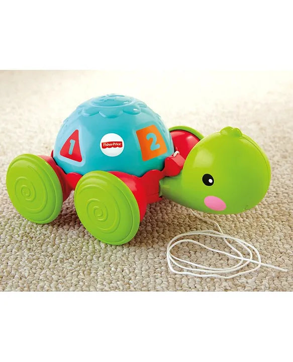 Fisher-Price Pull-Along Turtle One Size Multicolour