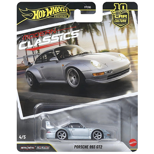 Hot Wheels Imported Premium Car Culture 1:64 Scale Die Cast Car - Porsche 993 GT2