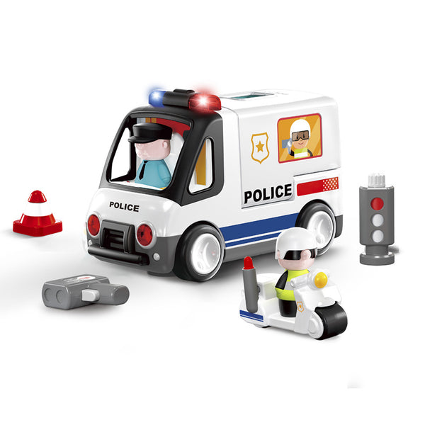 HOLA HE9985 Early Learning RC Police Car with Lights & Sounds – 18+ Months