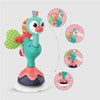 Hola Peacock Highchair Toy With Suction 12 x 12 x 21 cm Multicolor