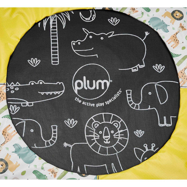 Plumplay Print & Sound Junior Bouncer Trampoline and Handle