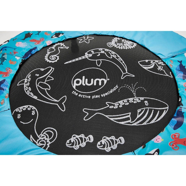 Plumplay Print & Sound Junior Bouncer Trampoline and Handle