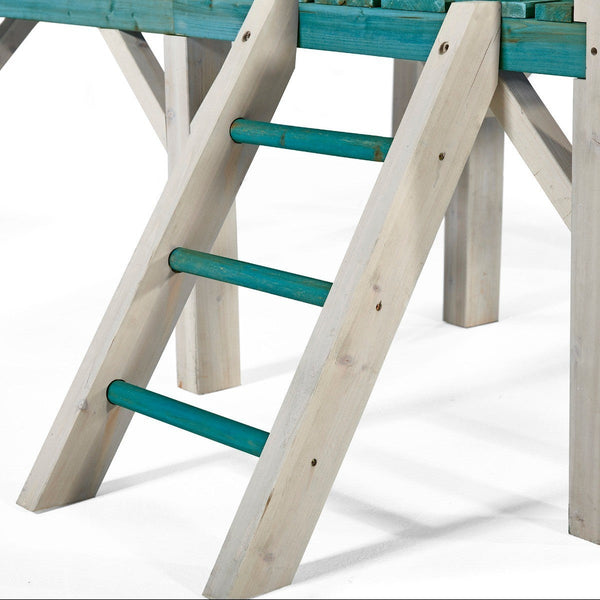 Plumplay Boat House Wooden Playhouse - Teal