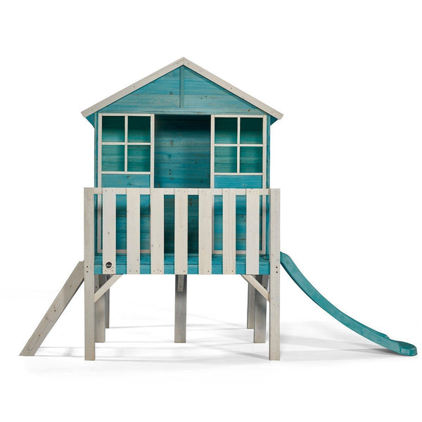 Plumplay Boat House Wooden Playhouse - Teal