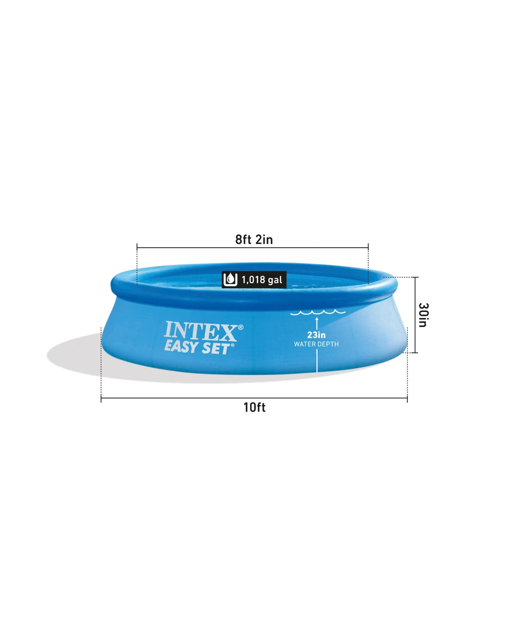 Intex Easy Set Inflatable Pool 12ft x 30in Blue