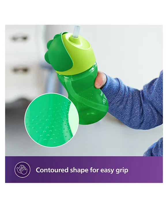 Philips Avent Bendy Straw Cup 300 ml – Green | 12M+