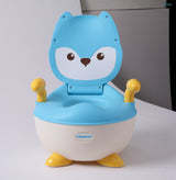 Babyhood Animal Design Baby Plastic Potty Training Chair - Blue