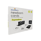 Brainsmith Expressions Newborn Cards | Set of 10 High-Contrast Flashcards