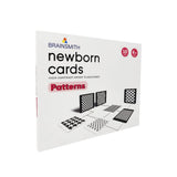 Brainsmith Patterns Newborn High Contrast Flash Cards Set of 10 Cards 26 × 22 cm Black & White