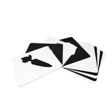 Brainsmith Vegetables Newborn Cards | Set of 10 High-Contrast Flashcards