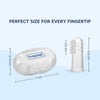 Hopop Silicone Baby Finger Toothbrush with Case Pack of 2