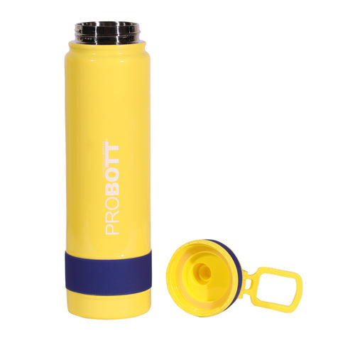Probott Rainbow Insulated Stainless Steel Water Bottles Yellow - 700ml