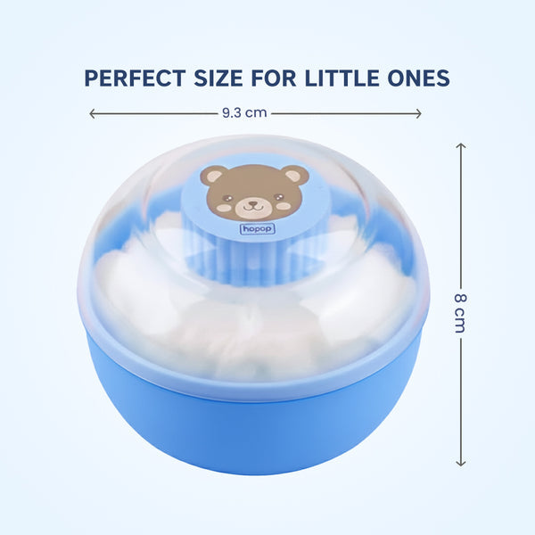 Hopop Soft & Gentle Baby Powder Puff Blue