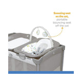 Joie Commuter™ Change & Bounce Travel Cot – Nature Alphabet