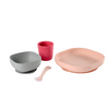 Beaba Silicone Baby Meal Set - Pink