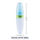 Hopop Soft Squeezy Silicone Spoon Food Feeder 90 ml Blue