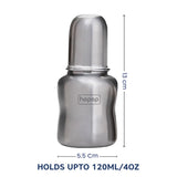 Hopop Baby Steel Feeding Bottle 120ML