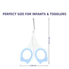 Hopop Baby Safety Nail Scissors with Rounded Head - Blue