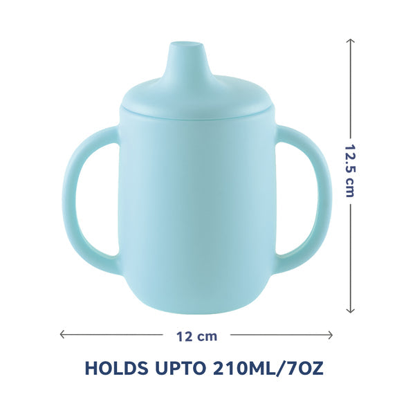 Hopop 3-in-1 Sipper Cup with Spout & Straw 210 ml Blue