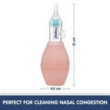 Hopop Anti-Reflux Nose Cleaner & Baby Nasal Aspirator Newborn+ – Peach