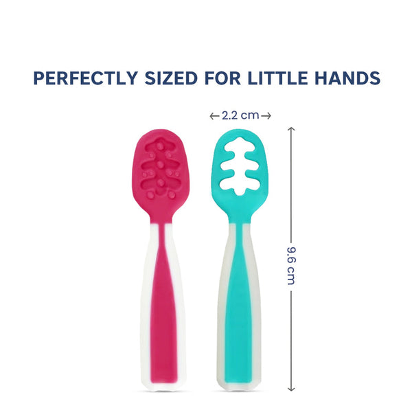 Hopop First Stage Baby Feeding Spoon – Soft, Safe & Easy to Hold