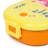 Youp Stainless Steel Purple & Green Color Kids Lunch Box - Unicorn Theme