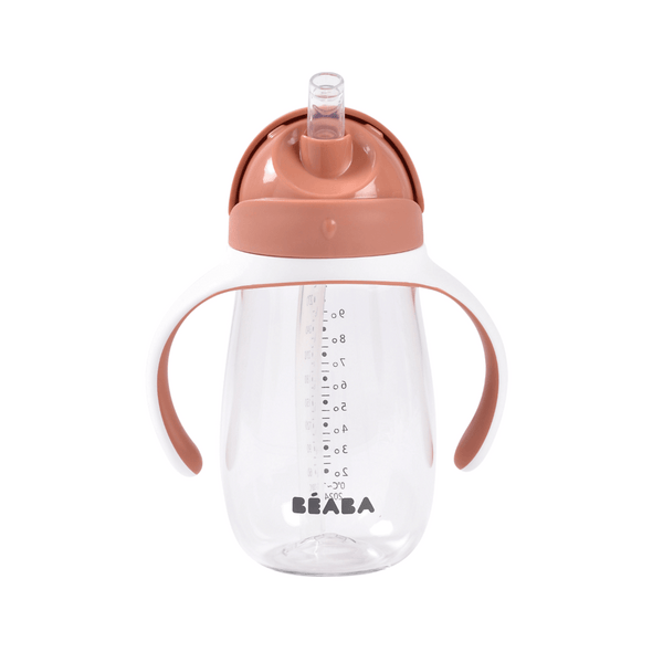 Beaba Straw Sipper 300 Ml - Terracotta