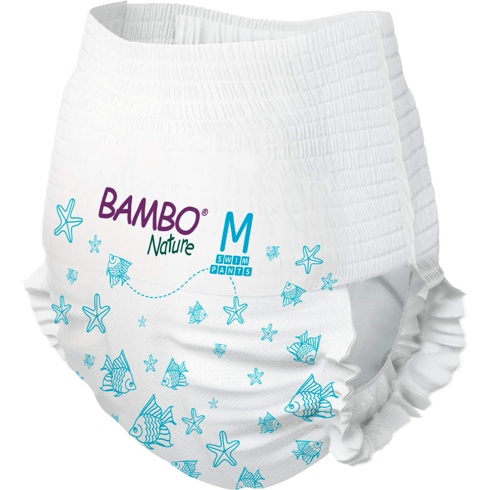 Bambo Nature Disposable Swim Pants Size M 12+ kg – 12 pcs