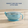 Hopop ® Baby Stainless Steel Bowl with Lid & Suction Base