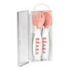 Beaba 2nd Stage Spoon and Fork Set - Vintage Pink