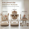R for Rabbit High Chair Marshmallow Trio 3 in 1 6M–5Y Up to 20kg – Beige