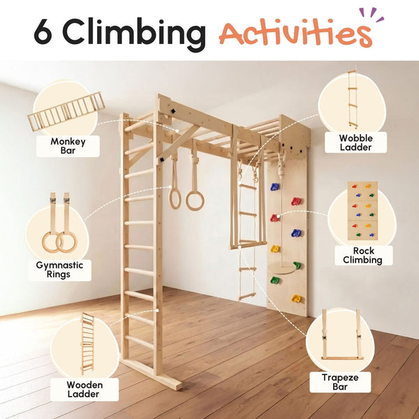 Curious Cub Wall Foldable Jungle Gym