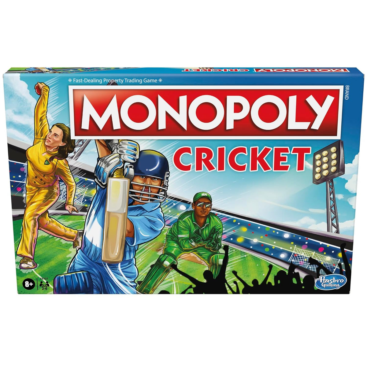 Hasbro Gaming Monopoly Cricket Themed Board Game | For Families And Kids | Ages 8+ | 2 To 6 Players Board Game Accessories Board Game