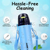 Probott Tom Hot & Cold Insulated Bottle with Straw Strap 500ml - Assorted