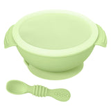 Hopop Silicone Bowl & Spoon Set with Suction Base & Snap-On Lid One Size