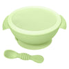 Hopop Silicone Bowl & Spoon Set with Suction Base & Snap-On Lid One Size