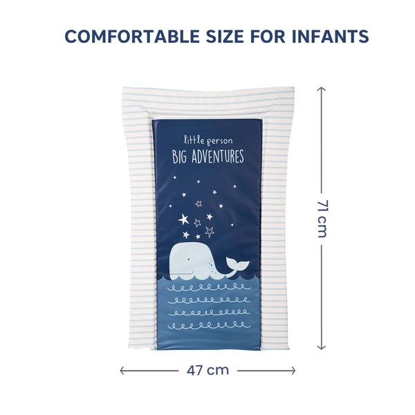 Hopop Soft Cushioned Baby Changing Mat - Whale