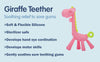 Hopop Giraffe Silicone Teether- Assorted - Assorted Colour