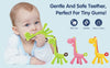 Hopop Giraffe Silicone Teether- Assorted - Assorted Colour