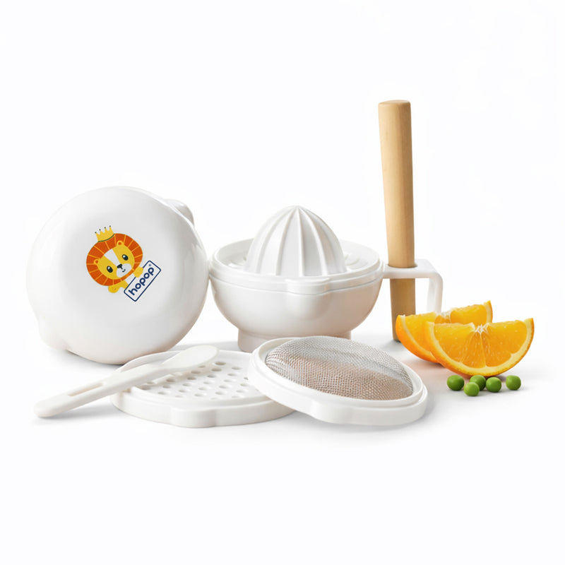 Hopop 5-in-1 Manual Baby Food Maker & Processor