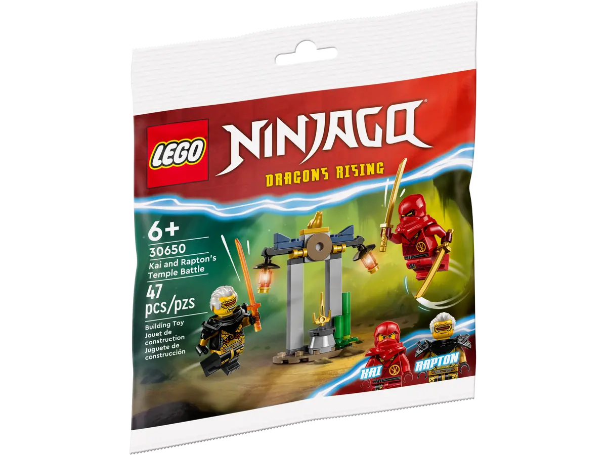 Lego Ninjago 30650 Kai And Rapton'S Temple Battle 6+