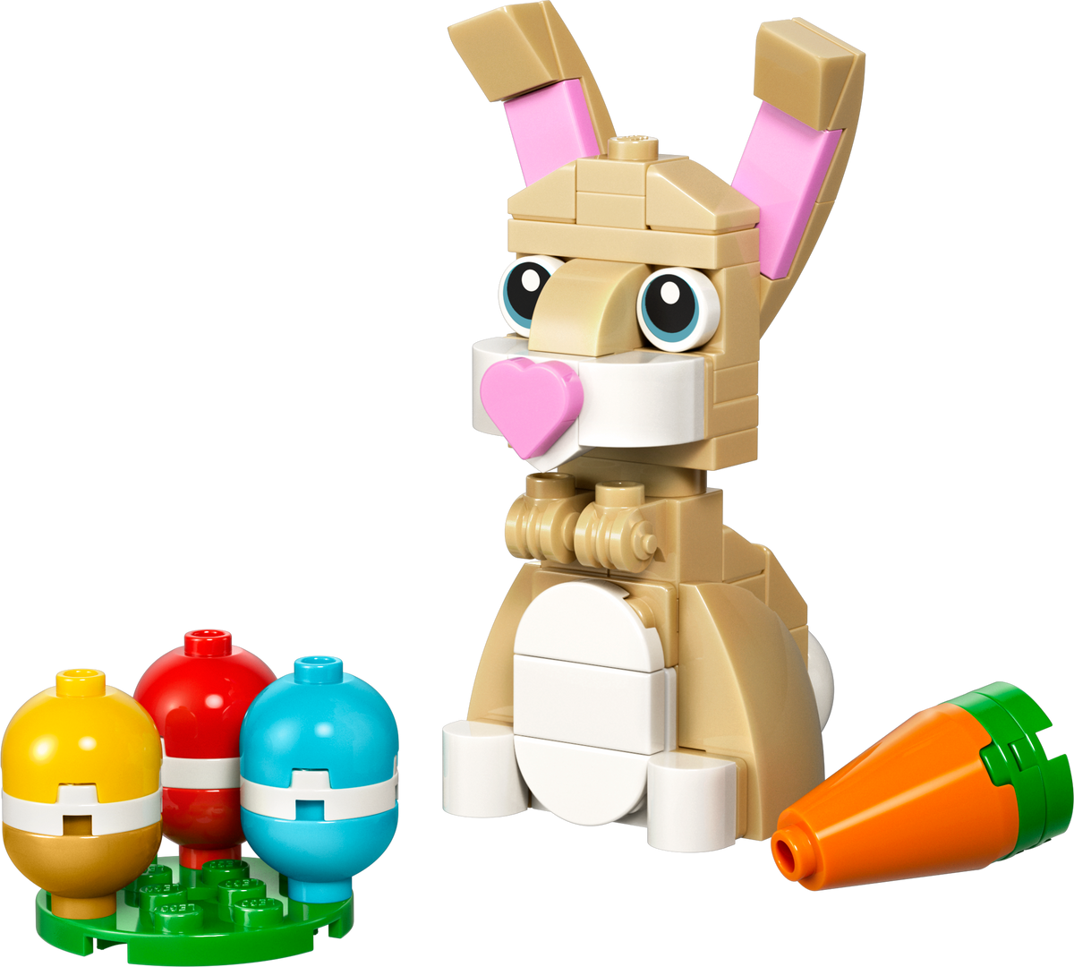 LEGO Cute Easter Bunny Building Set 66 Pieces Multicolour 30716