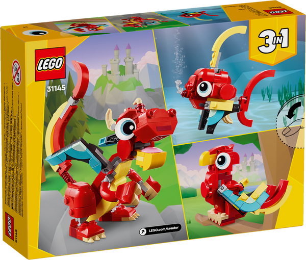 LEGO Creator Red Dragon 6+ 149Pcs 31145
